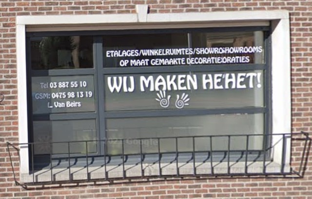 etalagisten Antwerpen Lieve Van Beirs